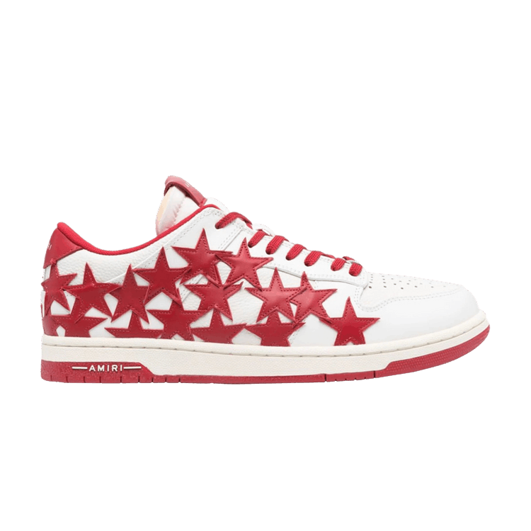 Buy Amiri Stars Low 'White Red' - PS24MFS025 610 | GOAT