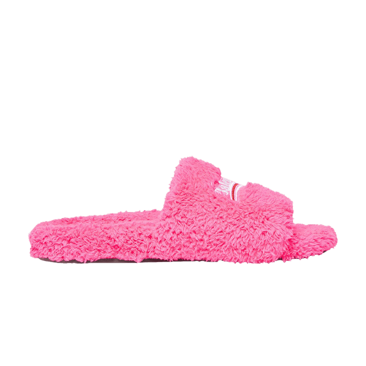 Balenciaga Wmns Furry Slides 'Faux Fur - Hot Pink' - Culture Circle
