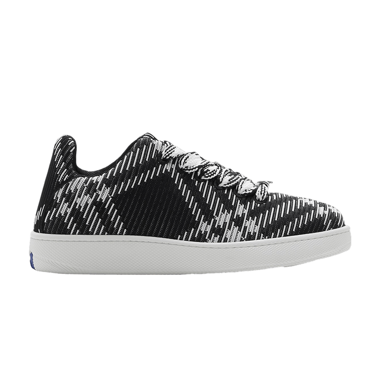 Buy Burberry Check Knit Box Sneaker 'Black' - 80834771 | GOAT