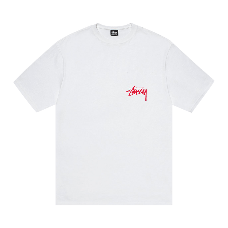 人気 ☆STUSSY☆ BEAT CRAZY T-SHIRT WHITE Buy Stussy Beat Crazy Tee 'Fog' - 1905006 FOG | GOAT