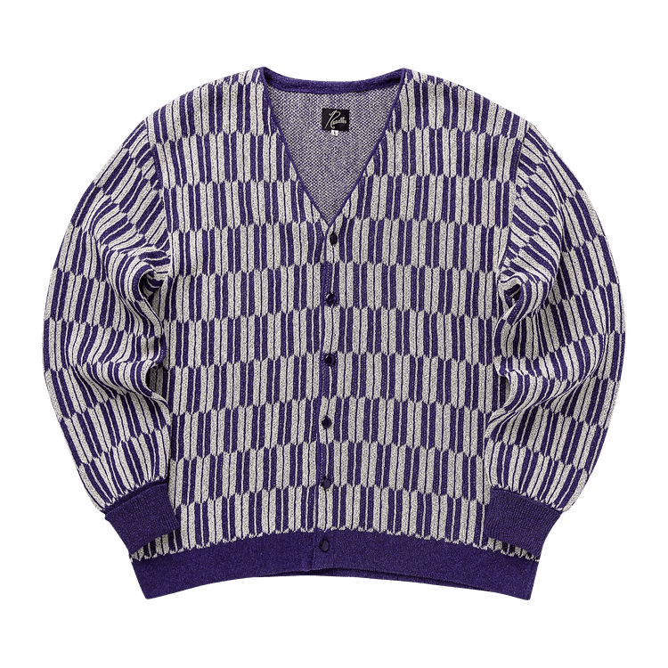 Buy Needles V Neck Cardigan 'Purple' - 0T266 PURP | GOAT