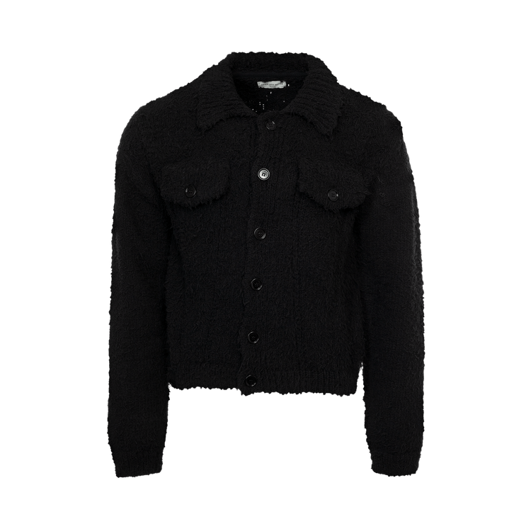 Buy Dries Van Noten Misto Cardigan 'Black' - 241 021229 8713 900