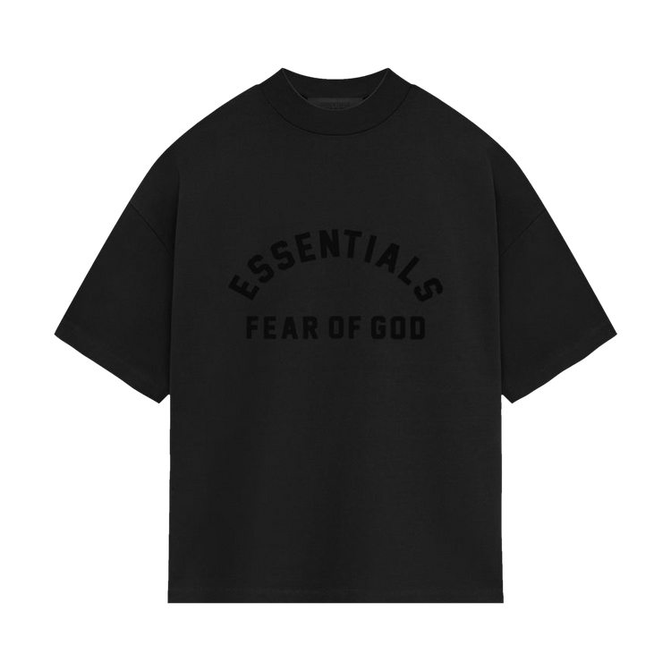 Fear of God Essentials Heavy Jersey Crewneck T-Shirt Jet Black