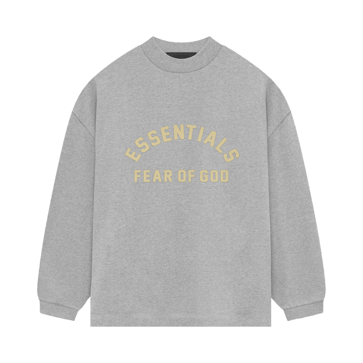 Fear of God Essentials Heavy Jersey Long-Sleeve T-Shirt Light Heather Grey