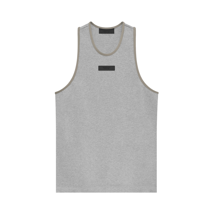 Fear of God Essentials Heavy Jersey Tank Top Light Heather Grey