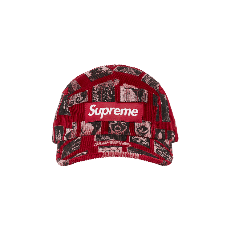 Buy Supreme Weirdo Dave Corduroy Camp Cap 'Red' - SS24H38