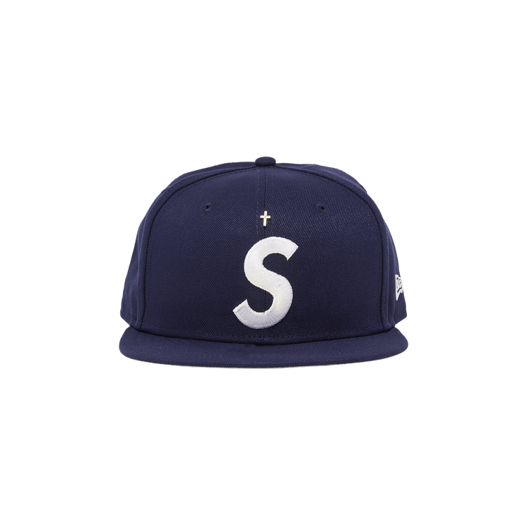 Buy Supreme Gold Cross S Logo New Era 'Light Navy' - SS24H15