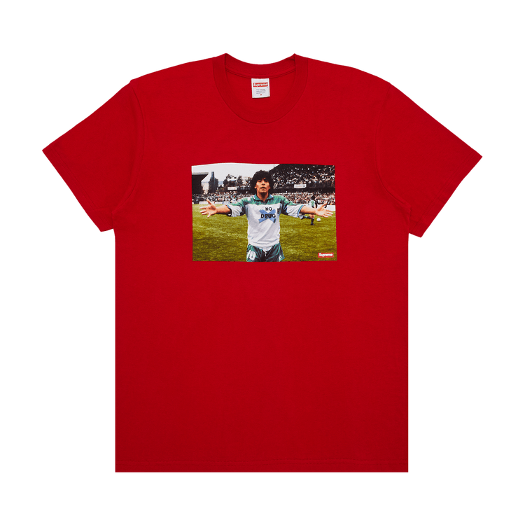 今 話題 の 人気 商品 Buy Supreme GOAT | RED SS24T31 - 'Red' Tee Maradona スポーツ選手