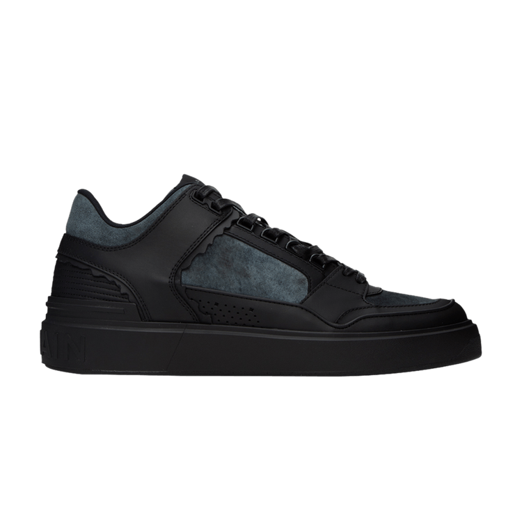 Buy Balmain B-Court Mid 'Black' - AM1VI304LUDC 0PA | GOAT