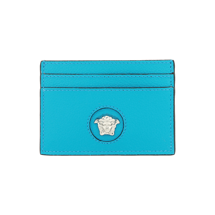 Buy Versace La Medusa Card Case 'Blue' - DP3I057 DVIT2T