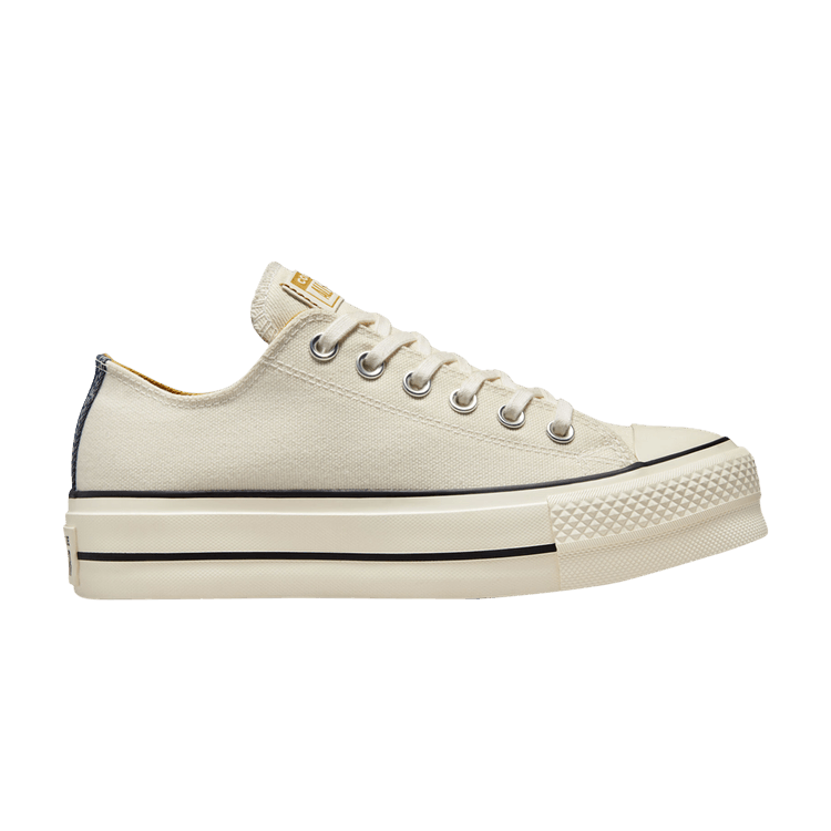 Wmns Chuck Taylor All Star Lift Platform Low 'Denim - Egret Navy'