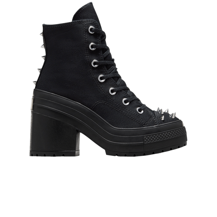 Wmns Chuck 70 De Luxe Heel Platform High 'Studded - Black'