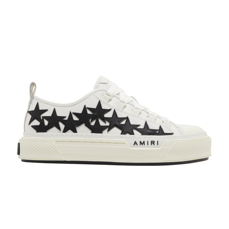 Buy Amiri Stars Court Low #39 White Black #39 PXMFS004 111 GOAT