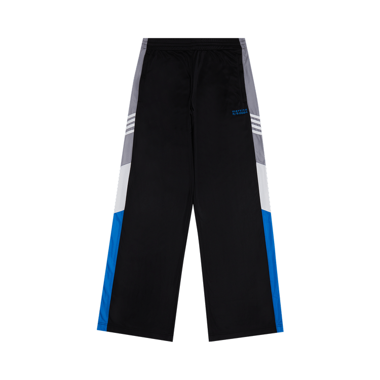 Buy Martine Rose Wide Leg Track Pant 'Black/Grey/Blue' - MRSS24
