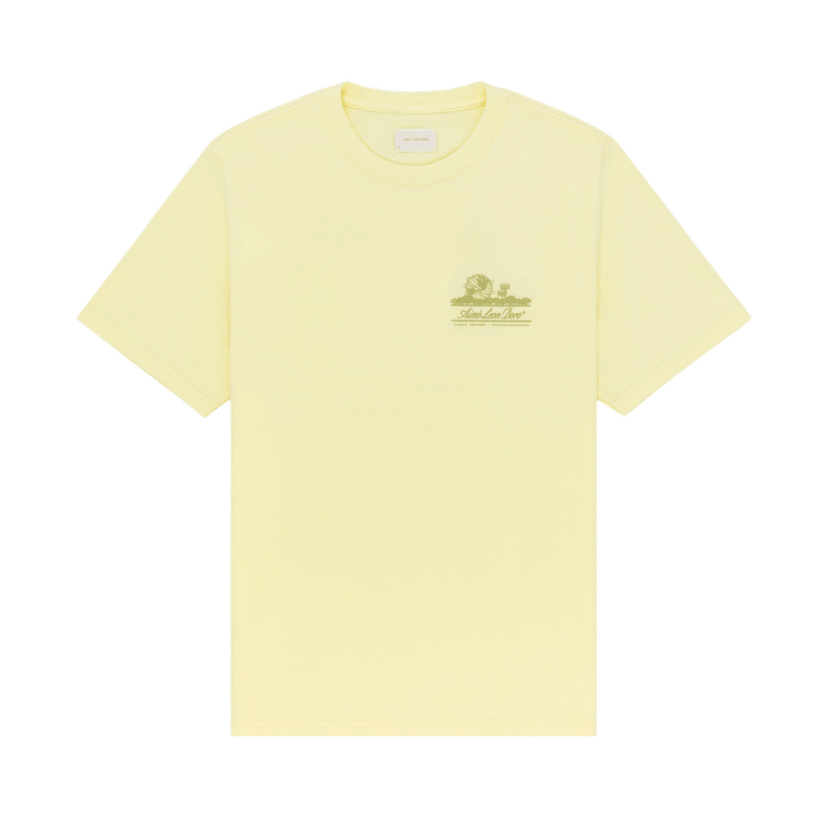 Tシャツ・カットソー Aime Leon Dore Unisphere Short-Sleeve Tee SS22 Aime Leon Dore Unisphere Short-Sleeve Tee Cream Men's - SS22