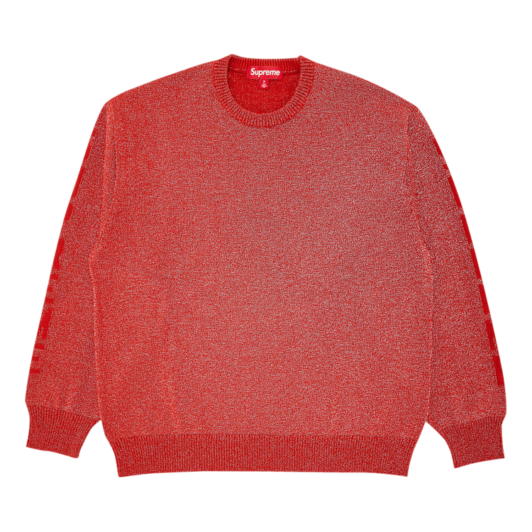 Buy Supreme Reflective Sweater 'Orange' - SS24SK18 ORANGE | GOAT