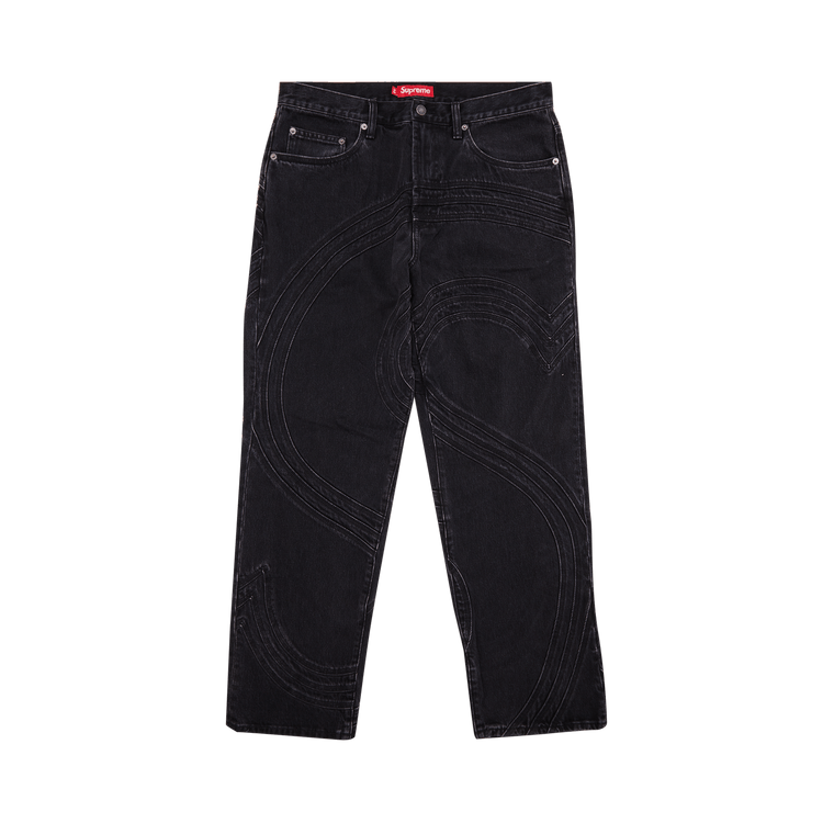 パンツ supreme 23SS Regular jean washed black Buy Supreme Regular Jean 'Washed Black' - SS23P31 WASHED