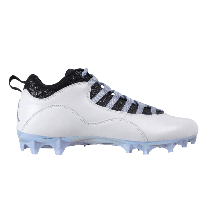 Jordan 10 Retro TD Cleat UNC White Navy