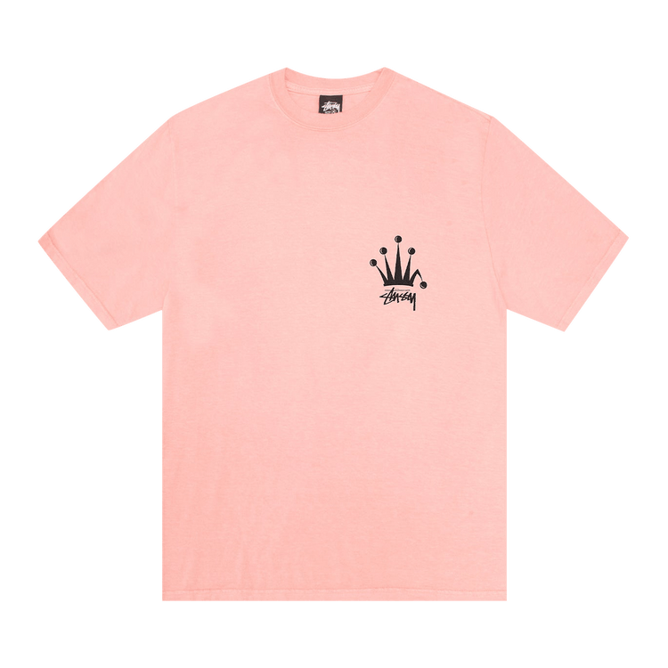 ★人気★【Stussy】★REGAL CROWN TEE PIGMENT DYED★CORAL★ Buy Stussy Regal Crown Tee Pigment Dyed Natural | SASOM