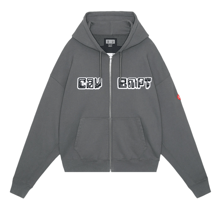 CAVEMPT BLACK DENIM ZIP PARKA サイズM