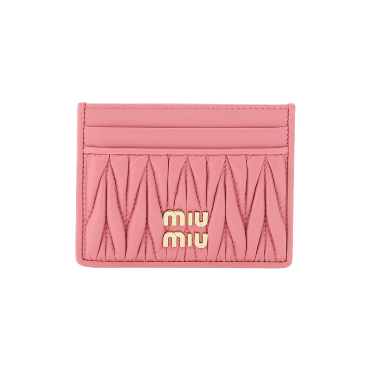 【Miu♡】 Buy Miu Miu Card Holder 'Pink' - 5MC076 F0638 | GOAT CA
