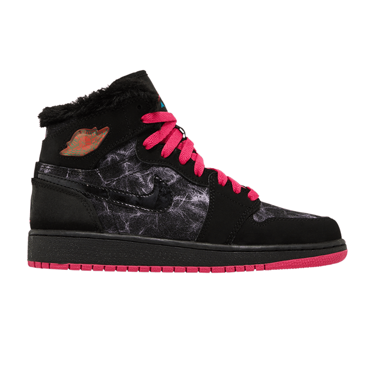 jordan 1 black vivid pink