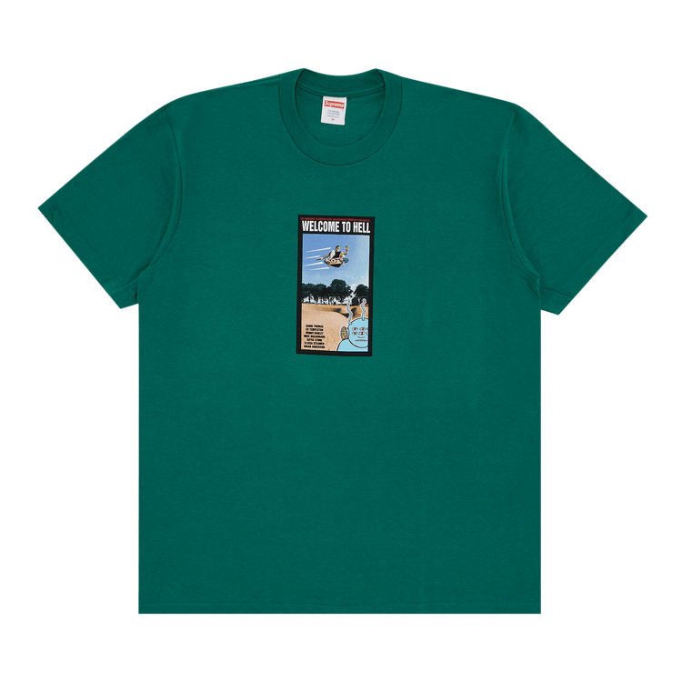 Buy Supreme x Toy Machine Welcome To Hell Tee 'Light Pine
