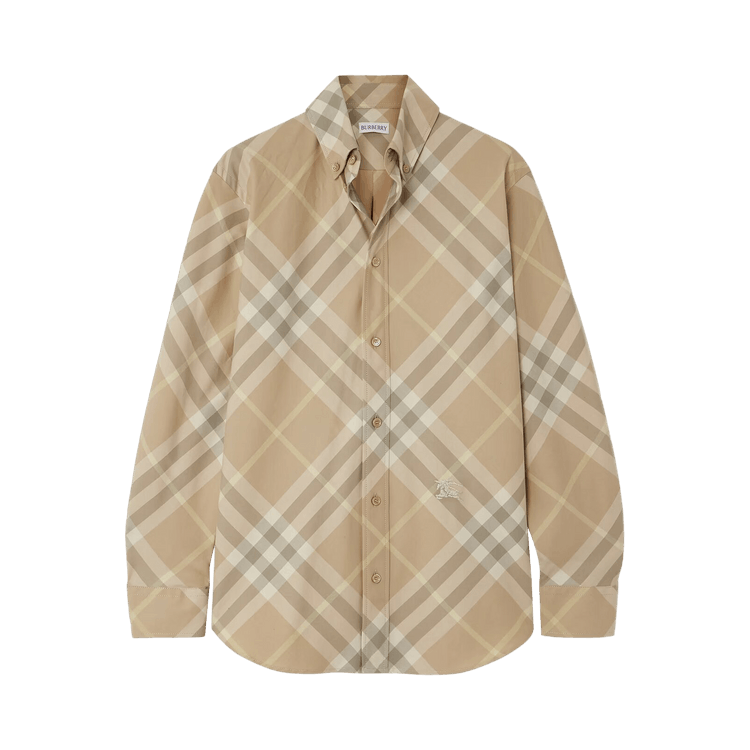 その他 Burberry 8087629 Buy Burberry Long-Sleeve Shirt 'Flax Check' - 8082194 | GOAT