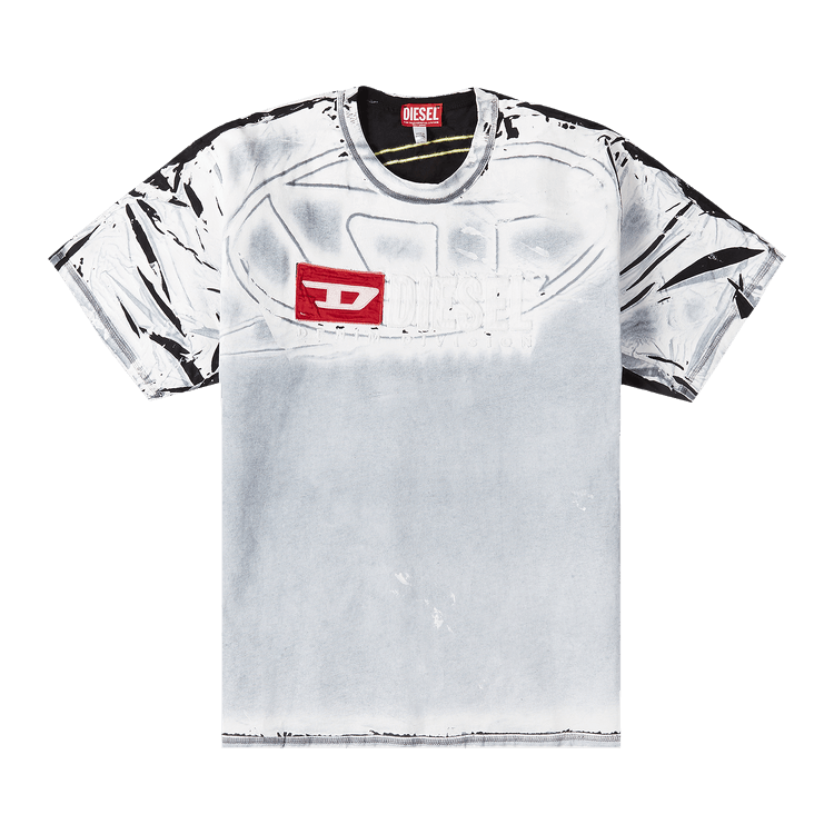 Buy Diesel Ox Logo T-Shirt 'White' - A12233 0QHAZ 100A | GOAT