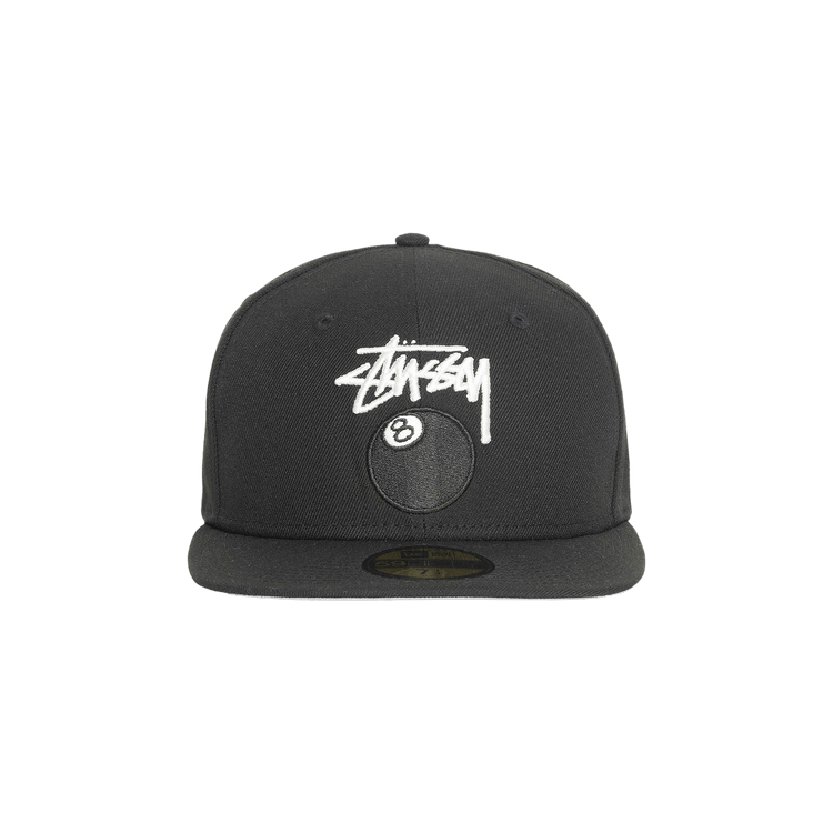 Buy Stussy New Era 59Fifty 8 Ball Stock 'Black' - 1311129 BLAC | GOAT