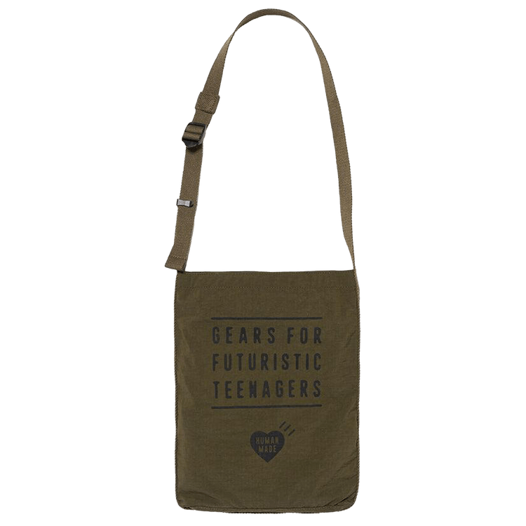 Buy Human Made Military Shoulder Bag 'Olive Drab