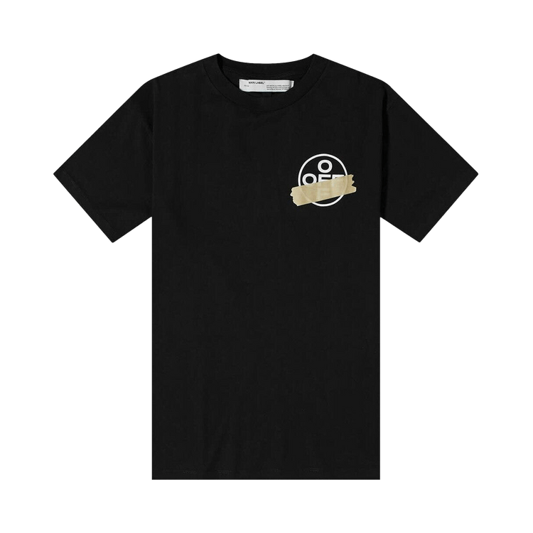 【関送無料】 Off-White jersey Arrow Banknote アロー Tシャツ Banknote Arrow Skate S/S Tee Black - Cas in BLACK for Men