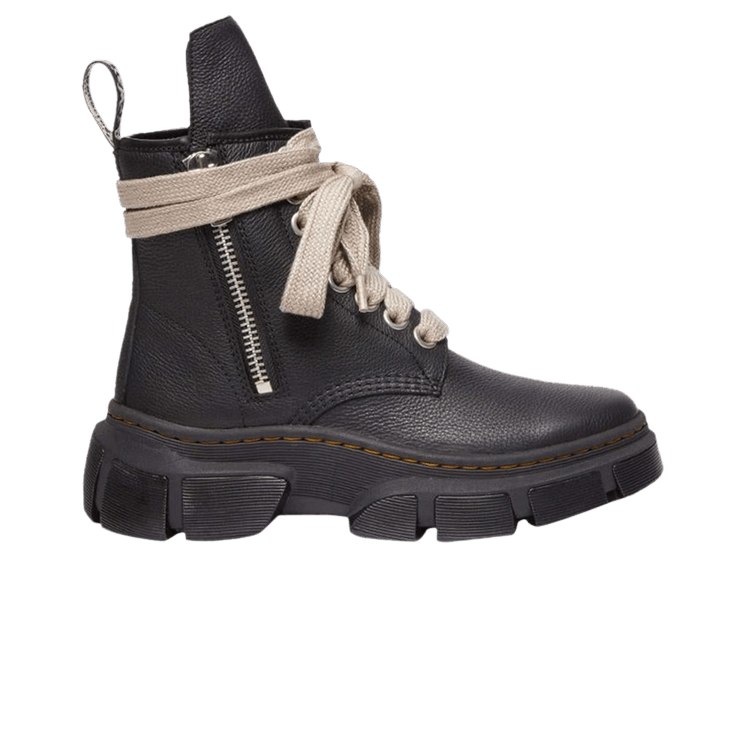 Buy Rick Owens x 1460 Quad Platform Leather Boot 'Black Lunar 