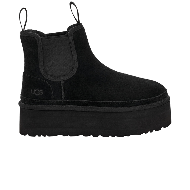 UGG♡NEUMEL PLATFORM CHELSEA 25㎝ UGG Neumel Platform Boot Chelsea Size 8 Chunky Shoes Black