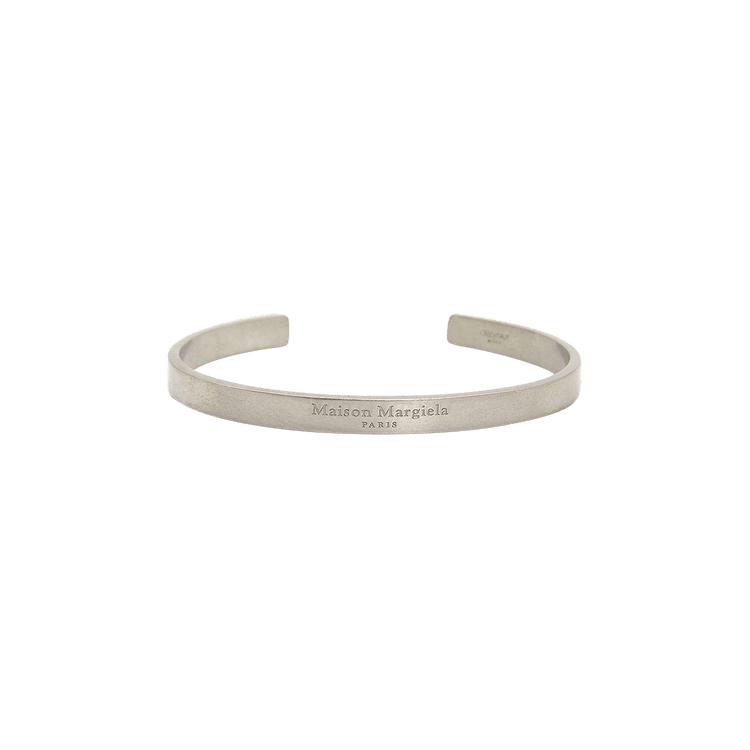 ブレスレット Maison Margiela RIGID LOGO BRACELET (SM1UY0066_SV0158951) Maison Margiela Maison Margiela Rigid Bracelet With Logo