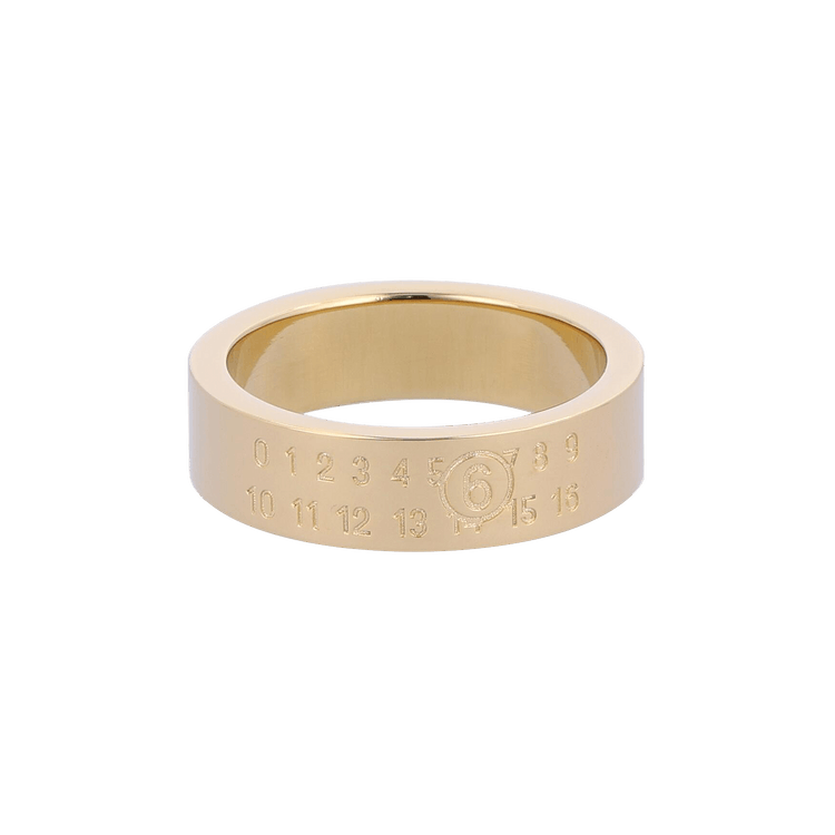 金具　金鮫 Buy MM6 Maison Margiela Numeric Logo Ring 'Gold' - SM6UQ0058