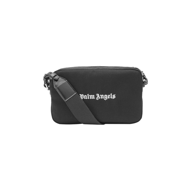 ショルダーバッグ Palm Angels PMNQ011S24FAB001 CORDURA LOGO CAMERA Bag Buy Palm Angels Cordura Logo Camera Case Bag 'Black/White
