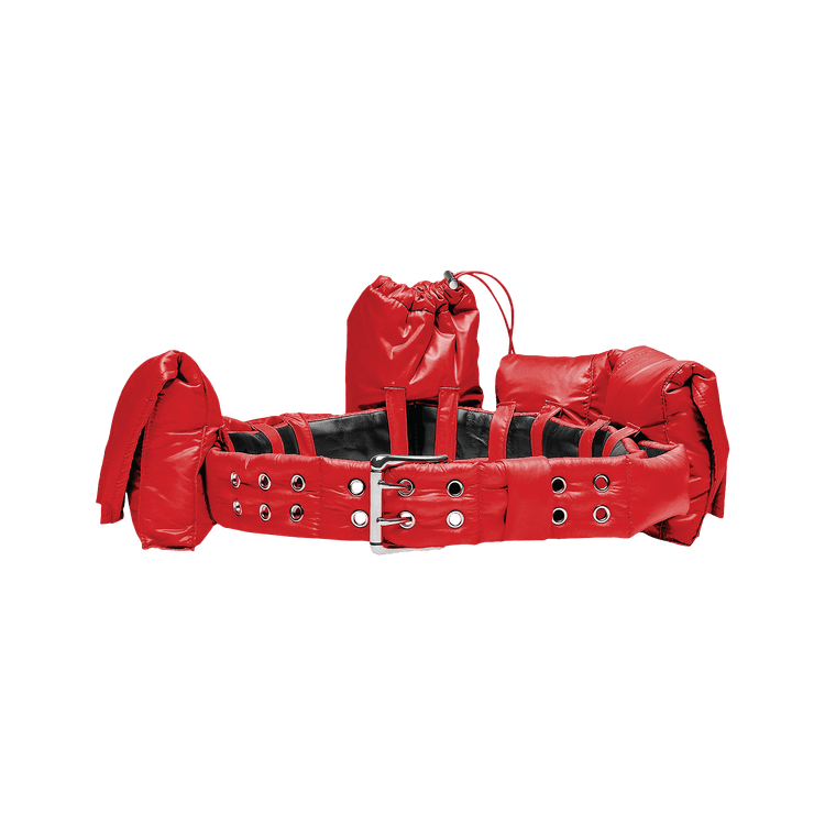 Buy Aris Tatalovich Puffer Cargo Belt 'Red' - ATFW23A01 RED