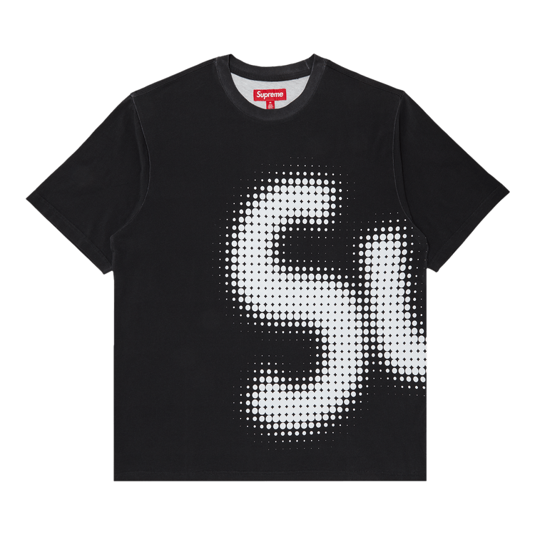 Buy Supreme Halftone Short-Sleeve Top 'Black' - SS24KN64