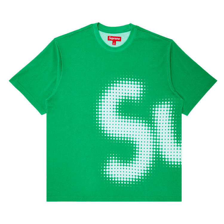 Buy Supreme Halftone Short-Sleeve Top 'Bright Green