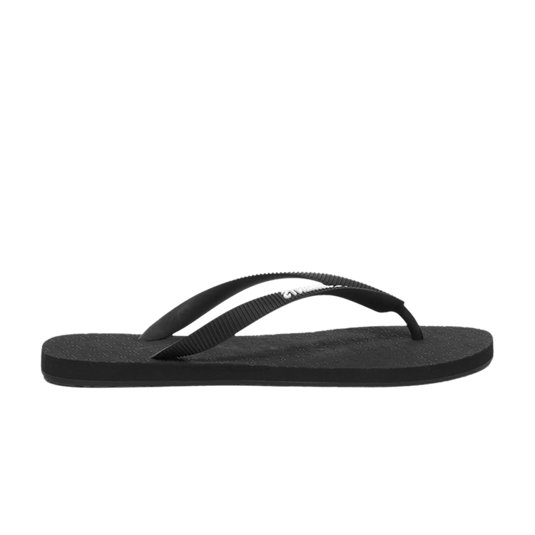 Vetements All Over Logo Printed Flip Flops Black Culture Circle