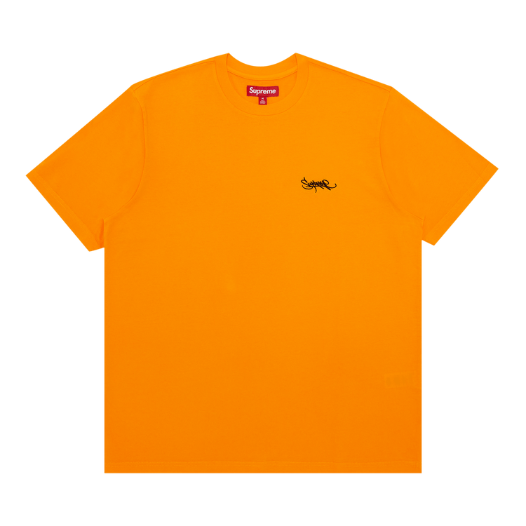 Buy Supreme Washed Tag Short-Sleeve Top 'Orange' - SS24KN27 ORANGE
