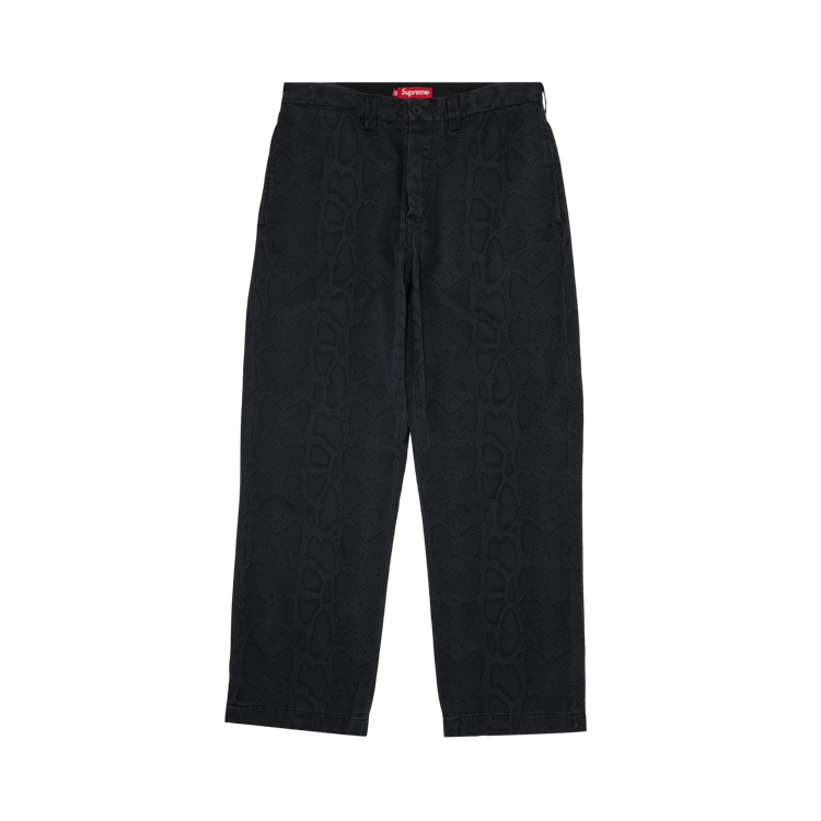 パンツ Supreme Snake Print Chino Pant Charcoal Buy Supreme Snake Print Chino Pant 'Charcoal' - SS24P48
