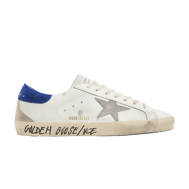 Golden Goose Superstar Snakeskin White Blue Culture Circle