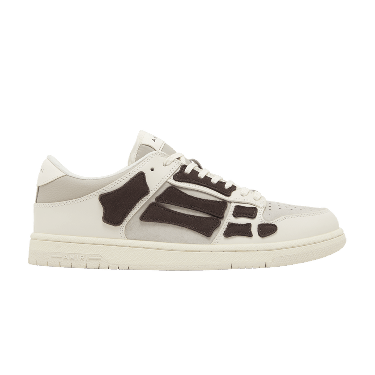 Amiri Skel Top Low White Brown