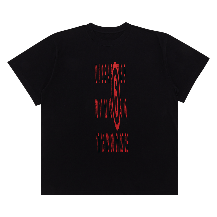 MM6｜ (SH0GC0048 S24312 900) Maison Margiela MM6 M Logo T-Shirt in Black – Oneness Boutique
