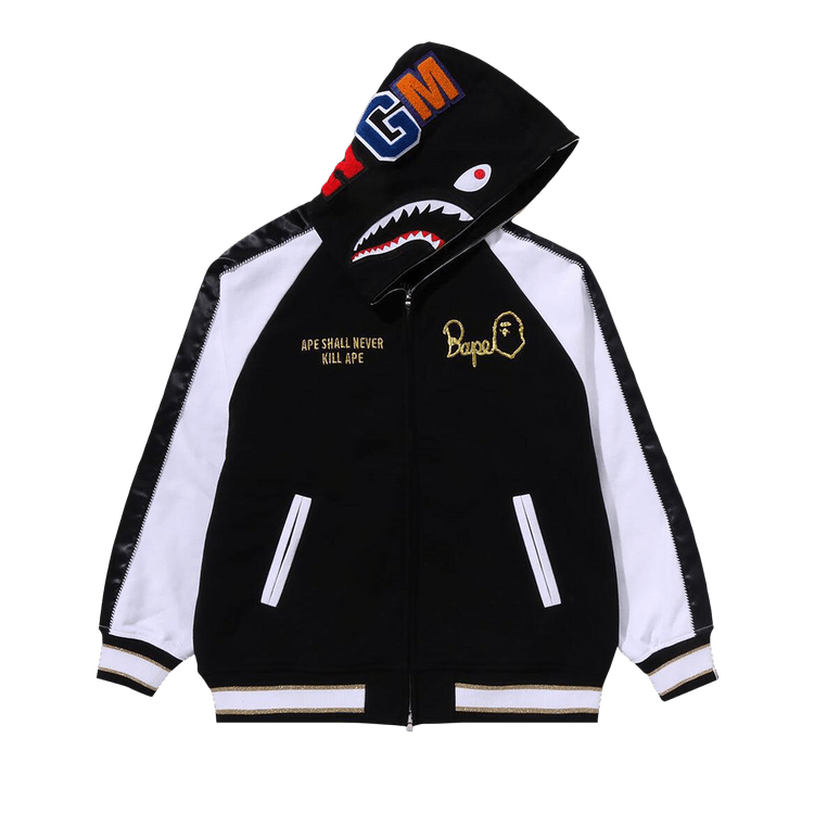 A BATHING APE - babyshark A Bathing Ape BAPE KIDS Shark Hoodie Jacket Size 90 12-18