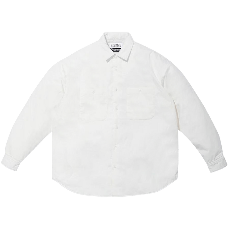 Buy Supreme x MM6 Maison Margiela Padded Shirt 'White ...