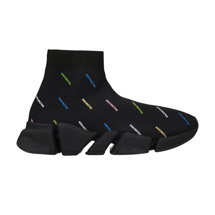 Buy Balenciaga Wmns Speed 2.0 Sneaker 'Allover Logo - Black