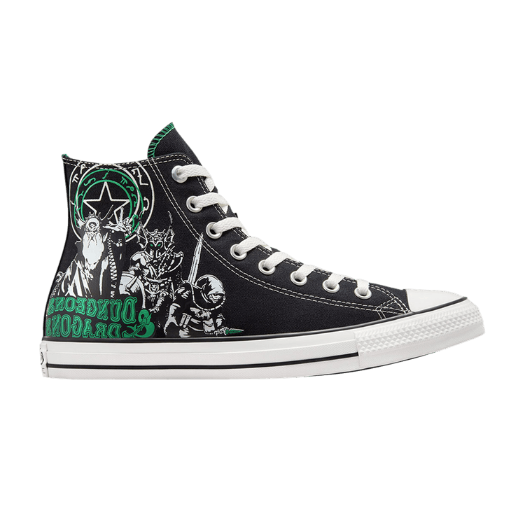 Dungeons & Dragons x Chuck Taylor All Star High 'Black Green'